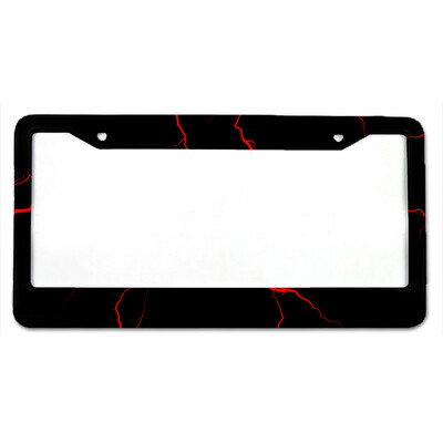 Skaisti raksti Amerikāņu standarta alumīnija sakausējuma auto numura zīmes vāciņš auto aksesuāri ūdensizturīgs numura zīmes vāciņš