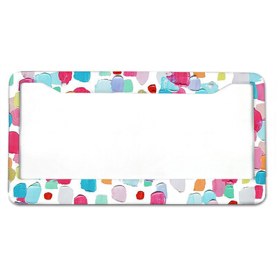 Skaisti raksti Amerikāņu standarta alumīnija sakausējuma auto numura zīmes vāciņš auto aksesuāri ūdensizturīgs numura zīmes vāciņš