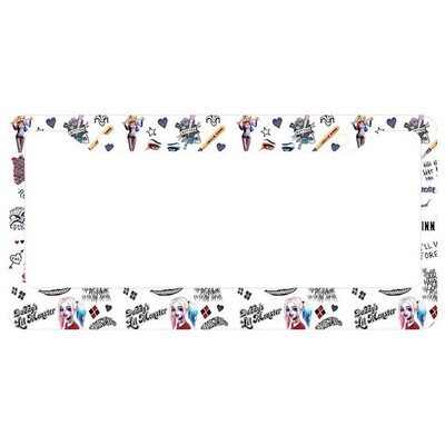 Helovīna alumīnija etiķešu rāmji Premium numura zīmju rāmji Ciets rūsas necaurlaidīgs turētājs priekšējām un aizmugurējām automašīnas etiķetēm ar skrūvējamiem vāciņiem