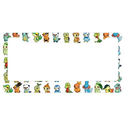 Helovīna alumīnija etiķešu rāmji Premium numura zīmju rāmji Ciets rūsas necaurlaidīgs turētājs priekšējām un aizmugurējām automašīnas etiķetēm ar skrūvējamiem vāciņiem