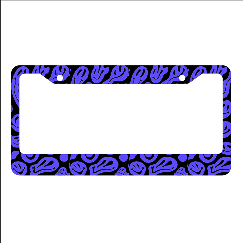 Πίνακες διασημοτήτων με χαμογελαστό πρόσωπο Εξατομικευμένο Αμερικάνικο Πρότυπο Κάλυμμα πινακίδας αυτοκινήτου που ταιριάζουν με χαριτωμένα προσαρμοσμένα προϊόντα