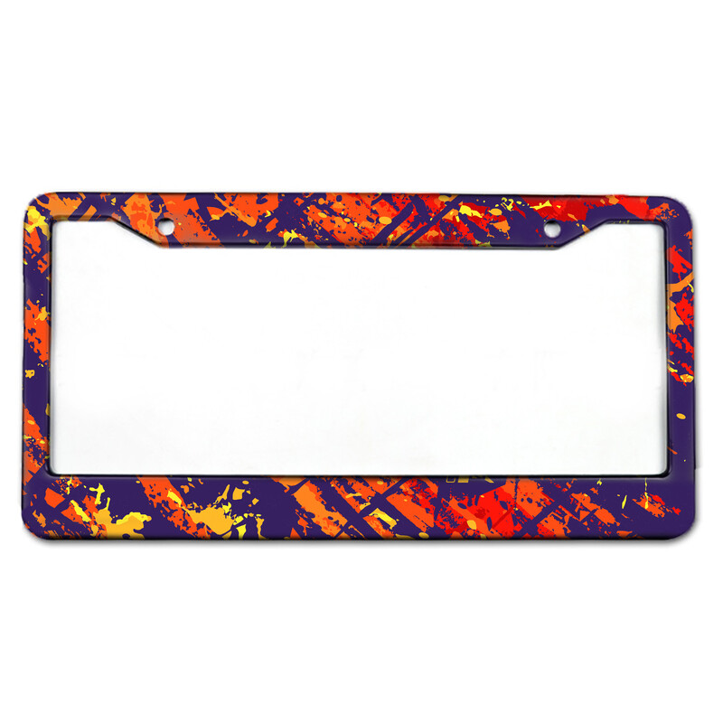 Πλαίσιο πινακίδας αυτοκινήτου αμερικανικής προδιαγραφής, υλικό από κράμα αλουμινίου με μεξικάνικο καναδικό σχέδιο καμουφλάζ γενικής χρήσης