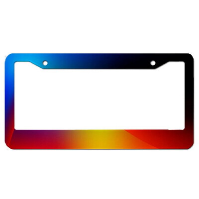 Biljards alumīnija birku rāmji Premium numura zīmju rāmji Ciets, rūsu necaurlaidīgs turētājs priekšējām un aizmugurējām automašīnas etiķetēm ar skrūvējamiem vāciņiem