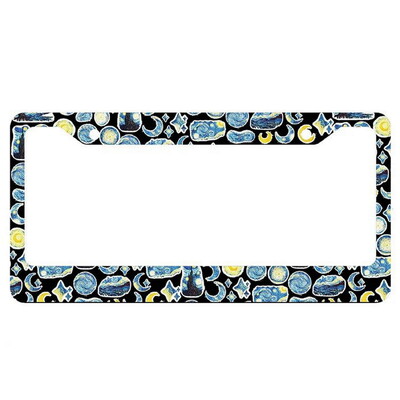 Biljards alumīnija birku rāmji Premium numura zīmju rāmji Ciets, rūsu necaurlaidīgs turētājs priekšējām un aizmugurējām automašīnas etiķetēm ar skrūvējamiem vāciņiem