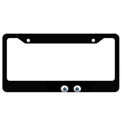 Biljards alumīnija birku rāmji Premium numura zīmju rāmji Ciets, rūsu necaurlaidīgs turētājs priekšējām un aizmugurējām automašīnas etiķetēm ar skrūvējamiem vāciņiem