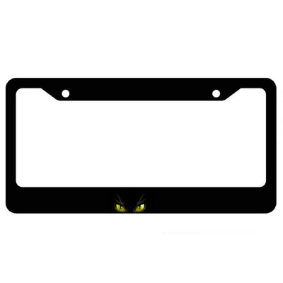 Biljards alumīnija birku rāmji Premium numura zīmju rāmji Ciets, rūsu necaurlaidīgs turētājs priekšējām un aizmugurējām automašīnas etiķetēm ar skrūvējamiem vāciņiem