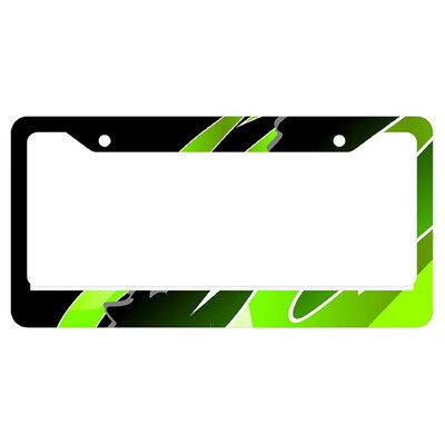 Biljards alumīnija birku rāmji Premium numura zīmju rāmji Ciets, rūsu necaurlaidīgs turētājs priekšējām un aizmugurējām automašīnas etiķetēm ar skrūvējamiem vāciņiem