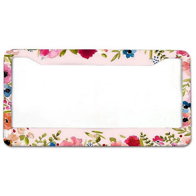 Biljards alumīnija birku rāmji Premium numura zīmju rāmji Ciets, rūsu necaurlaidīgs turētājs priekšējām un aizmugurējām automašīnas etiķetēm ar skrūvējamiem vāciņiem