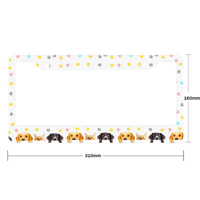 Amerikāņu specifikācijas automašīnas numura zīmes vāks Jauns, mazs nospiedums, alumīnija sakausējuma automašīnu piederumi, ūdensizturīgs numura zīme Car-1