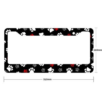 Amerikāņu specifikācijas automašīnas numura zīmes vāks Jauns, mazs nospiedums, alumīnija sakausējuma automašīnu piederumi, ūdensizturīgs numura zīme Car-1