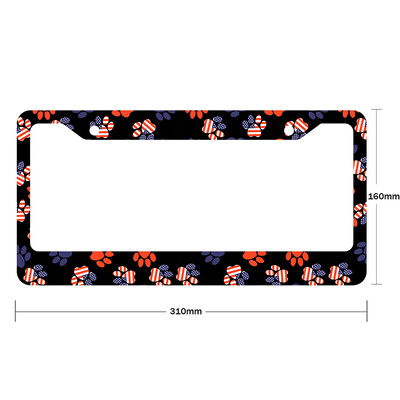 Amerikāņu specifikācijas automašīnas numura zīmes vāks Jauns, mazs nospiedums, alumīnija sakausējuma automašīnu piederumi, ūdensizturīgs numura zīme Car-1