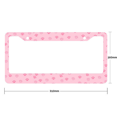 Amerikāņu specifikācijas automašīnas numura zīmes vāks Jauns, mazs nospiedums, alumīnija sakausējuma automašīnu piederumi, ūdensizturīgs numura zīme Car-1