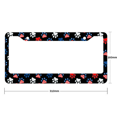 Amerikāņu specifikācijas automašīnas numura zīmes vāks Jauns, mazs nospiedums, alumīnija sakausējuma automašīnu piederumi, ūdensizturīgs numura zīme Car-1