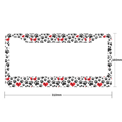 Amerikāņu specifikācijas automašīnas numura zīmes vāks Jauns, mazs nospiedums, alumīnija sakausējuma automašīnu piederumi, ūdensizturīgs numura zīme Car-1