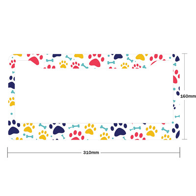 Amerikāņu specifikācijas automašīnas numura zīmes vāks Jauns, mazs nospiedums, alumīnija sakausējuma automašīnu piederumi, ūdensizturīgs numura zīme Car-1