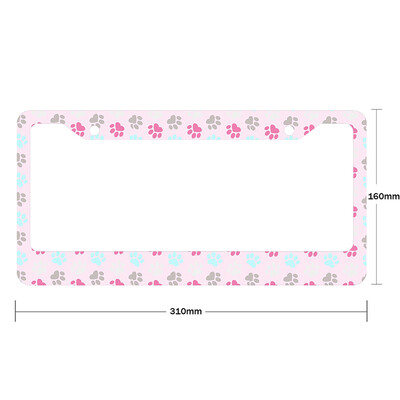 Amerikāņu specifikācijas automašīnas numura zīmes vāks Jauns, mazs nospiedums, alumīnija sakausējuma automašīnu piederumi, ūdensizturīgs numura zīme Car-1