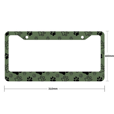 Amerikāņu specifikācijas automašīnas numura zīmes vāks Jauns, mazs nospiedums, alumīnija sakausējuma automašīnu piederumi, ūdensizturīgs numura zīme Car-1