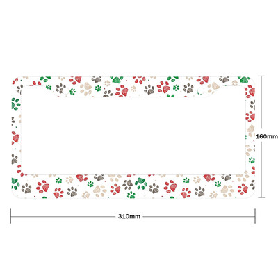 Amerikāņu specifikācijas automašīnas numura zīmes vāks Jauns, mazs nospiedums, alumīnija sakausējuma automašīnu piederumi, ūdensizturīgs numura zīme Car-1