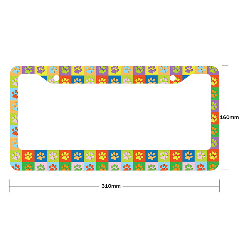 Amerikāņu specifikācijas automašīnas numura zīmes vāks Jauns, mazs nospiedums, alumīnija sakausējuma automašīnu piederumi, ūdensizturīgs numura zīme Car-1