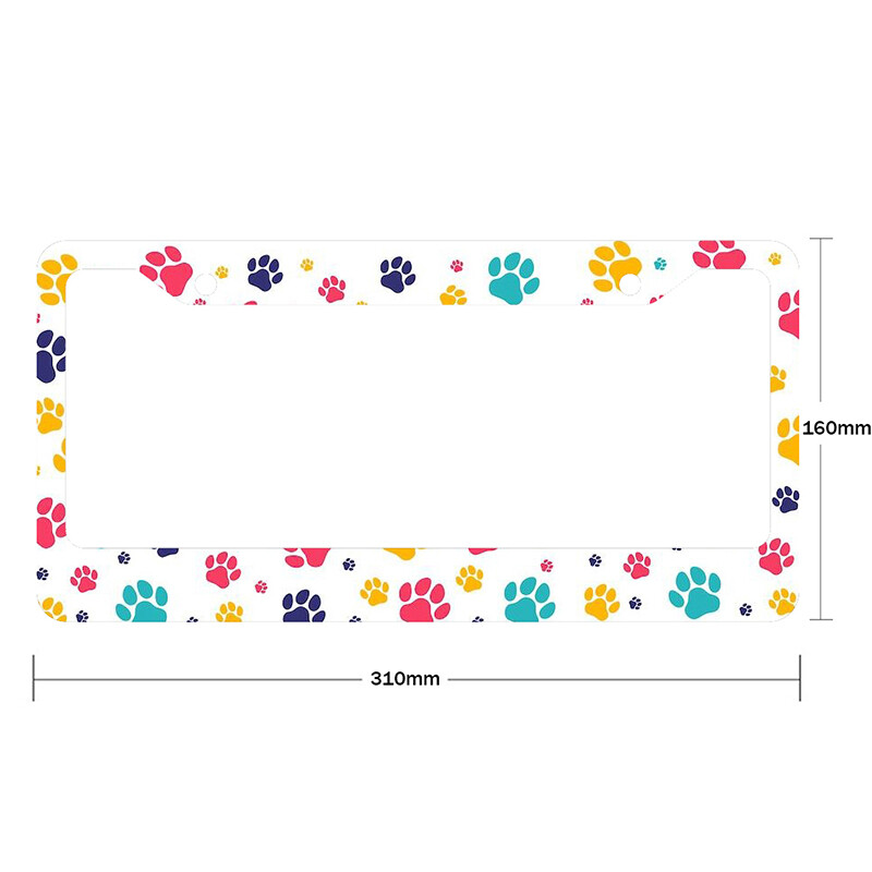 Amerikāņu specifikācijas automašīnas numura zīmes vāks Jauns, mazs nospiedums, alumīnija sakausējuma automašīnu piederumi, ūdensizturīgs numura zīme Car-1