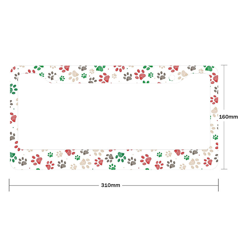 Amerikāņu specifikācijas automašīnas numura zīmes vāks Jauns, mazs nospiedums, alumīnija sakausējuma automašīnu piederumi, ūdensizturīgs numura zīme Car-1