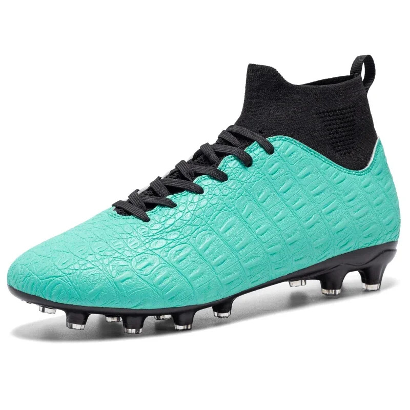 Jauniešu jauni futbola apavi ar Spike 32-46 dažādu izmēru ērtu ādas čības bērnu studentu treniņu apavu izvēle