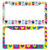 Persiku sirds raksts Amerikas standarta alumīnija sakausējuma automašīnas numura zīme, ūdensnecaurlaidīga numura zīmes vāka automašīnas apdare