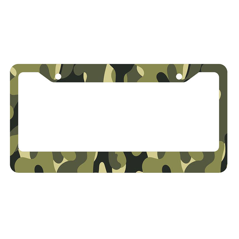 Nova kamuflažna personalizirana pokrivka američke standardne registarske pločice koja odgovara boji, simpatičan prilagođeni proizvod