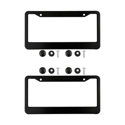 Amazon pārrobežu alumīnija sakausējuma numura zīmes rāmis sarkanā krāsā Us standarta automašīnas numura kronšteina foto rāmis automašīnu plāksnēm