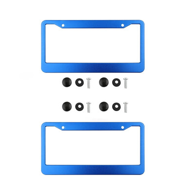 Amazon pārrobežu alumīnija sakausējuma numura zīmes rāmis sarkanā krāsā Us standarta automašīnas numura kronšteina foto rāmis automašīnu plāksnēm