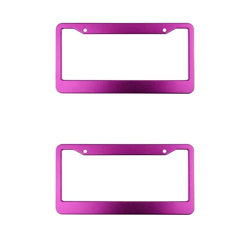 Amazon pārrobežu alumīnija sakausējuma numura zīmes rāmis sarkanā krāsā Us standarta automašīnas numura kronšteina foto rāmis automašīnu plāksnēm