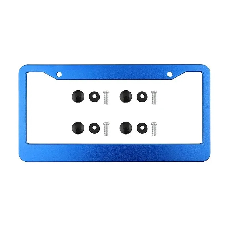 Amazon pārrobežu alumīnija sakausējuma numura zīmes rāmis sarkanā krāsā Us standarta automašīnas numura kronšteina foto rāmis automašīnu plāksnēm