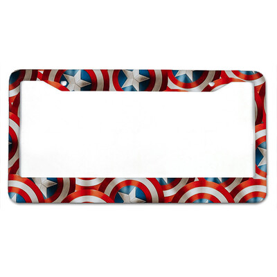 Σειρά Earth Alliance American Standard Κάλυμμα πινακίδας αυτοκινήτου από κράμα αλουμινίου Αξεσουάρ αυτοκινήτου αδιάβροχο κάλυμμα πινακίδας κυκλοφορίας