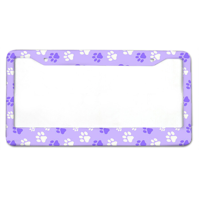 Uzorak srca breskve Američki standardni automobilske registarske pločice od aluminijske legure Vodootporni poklopac registarske pločice Dekoracija automobila