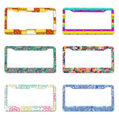 Ar jogu saistīti modeļi, amerikāņu standarta alumīnija sakausējuma automašīnu numura zīmes vāciņš automašīnu piederumi, ūdensizturīgs numura zīmes vāciņš