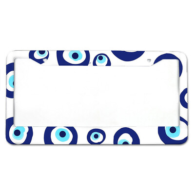 Ar jogu saistīti modeļi, amerikāņu standarta alumīnija sakausējuma automašīnu numura zīmes vāciņš automašīnu piederumi, ūdensizturīgs numura zīmes vāciņš