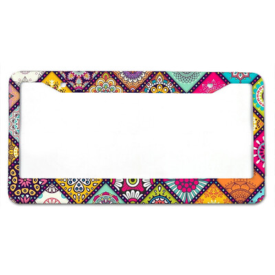 Ar jogu saistīti modeļi, amerikāņu standarta alumīnija sakausējuma automašīnu numura zīmes vāciņš automašīnu piederumi, ūdensizturīgs numura zīmes vāciņš