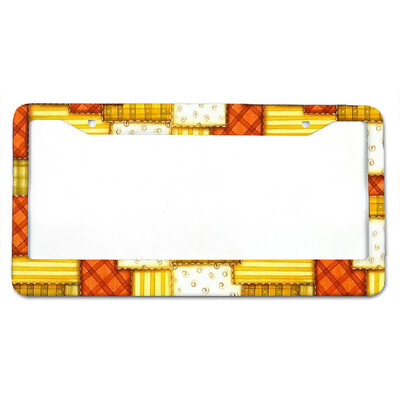 Ar jogu saistīti modeļi, amerikāņu standarta alumīnija sakausējuma automašīnu numura zīmes vāciņš automašīnu piederumi, ūdensizturīgs numura zīmes vāciņš