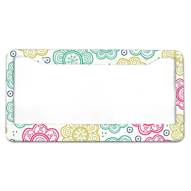 Ar jogu saistīti modeļi, amerikāņu standarta alumīnija sakausējuma automašīnu numura zīmes vāciņš automašīnu piederumi, ūdensizturīgs numura zīmes vāciņš