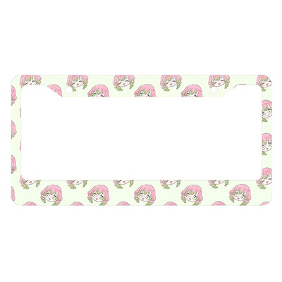 Japāņu anime personalizēta un standartizēta automašīnas numura zīmes rāmja krāsu shēma Jauki atbilstoši pielāgoti produkti -2