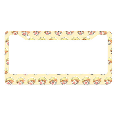 Japāņu anime personalizēta un standartizēta automašīnas numura zīmes rāmja krāsu shēma Jauki atbilstoši pielāgoti produkti -2