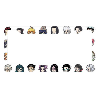 Japāņu anime personalizēta un standartizēta automašīnas numura zīmes rāmja krāsu shēma Jauki atbilstoši pielāgoti produkti -2