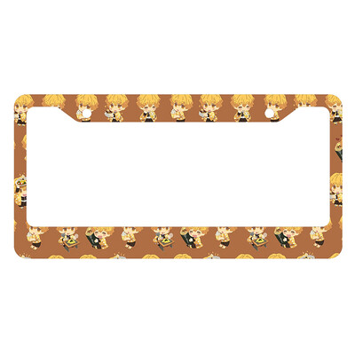 Japāņu anime personalizēta un standartizēta automašīnas numura zīmes rāmja krāsu shēma Jauki atbilstoši pielāgoti produkti -2