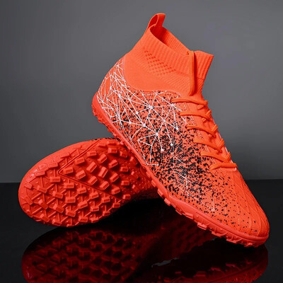 Zīmola augstas kvalitātes vīriešu futbola apavi Footboot Boots Profesionāli zāliena treniņi sporta mači Ērts Futsal Ultralight FG/TF