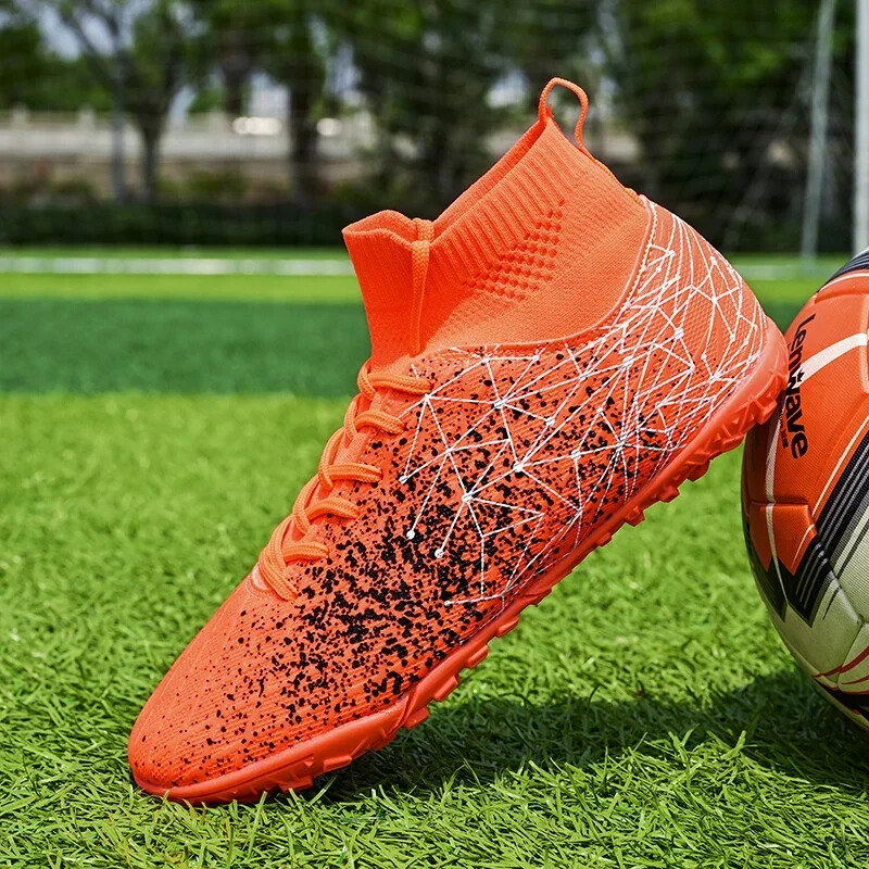 Zīmola augstas kvalitātes vīriešu futbola apavi Footboot Boots Profesionāli zāliena treniņi sporta mači Ērts Futsal Ultralight FG/TF