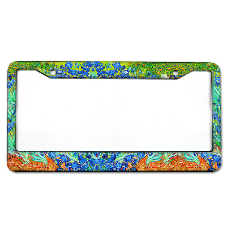 Σειρά ελαιογραφίας Van Gogh για κουφώματα πινακίδων κυκλοφορίας