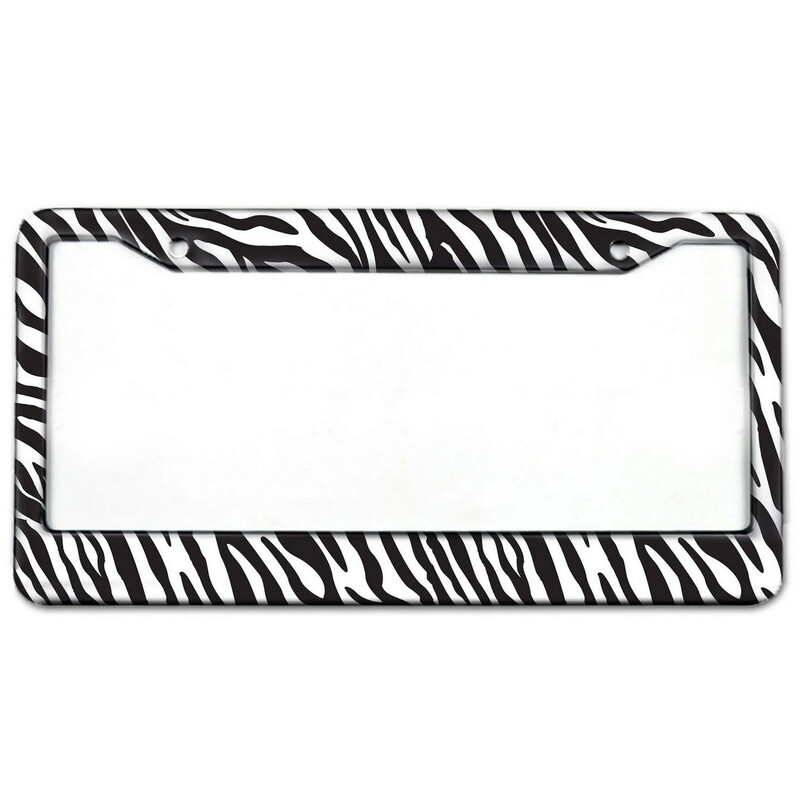 Bear Paw Ετικέτες αλουμινίου Κορνίζες Premium Πλαίσια πινακίδων κυκλοφορίας Συμπαγής αντισκωριακή βάση για εμπρός και πίσω ετικέτες αυτοκινήτου με βιδωτά καπάκια