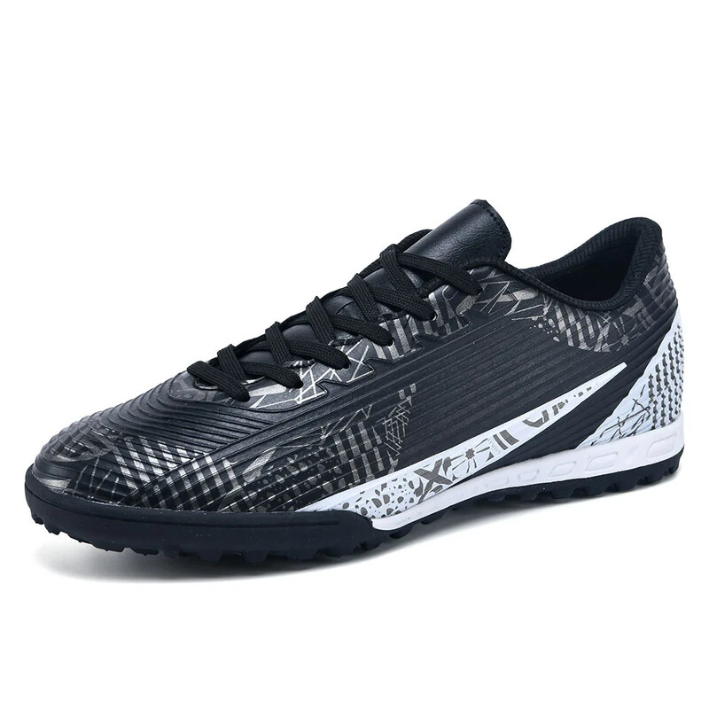Jauni pārrobežu futbola apavi treniņu apavi liela izmēra studentiem ar zemu augšdaļu, studentu futbola apavi ar gariem nagiem
