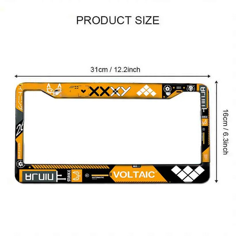 Znakovi upozorenja Amerikanac Kanada Meksiko standardni poklopac registarske pločice od legure aluminija, držač registarske pločice automobila