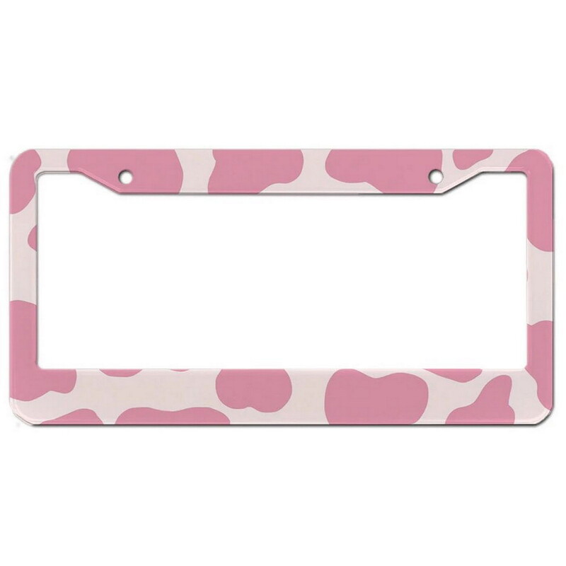 Okviri aluminijskih oznaka u obliku srca Premium okviri registarskih pločica Čvrsti držač otporan na hrđu za prednje i stražnje automobilske oznake s poklopcima na navoj